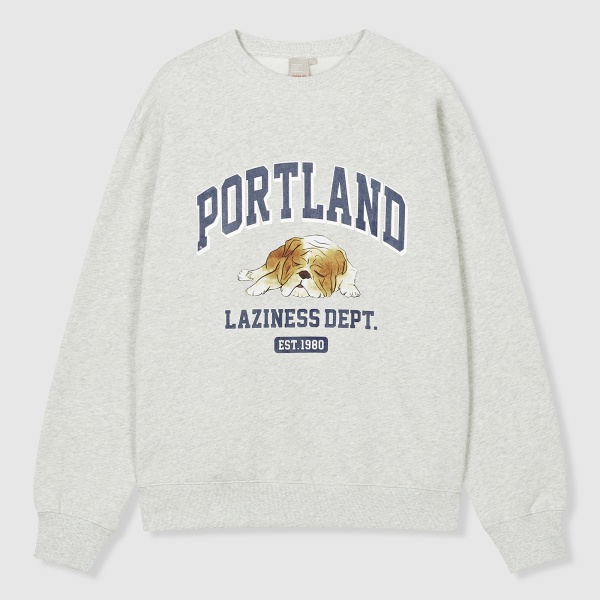 Áo thun sweater SPAO Animal Graphic tay dài