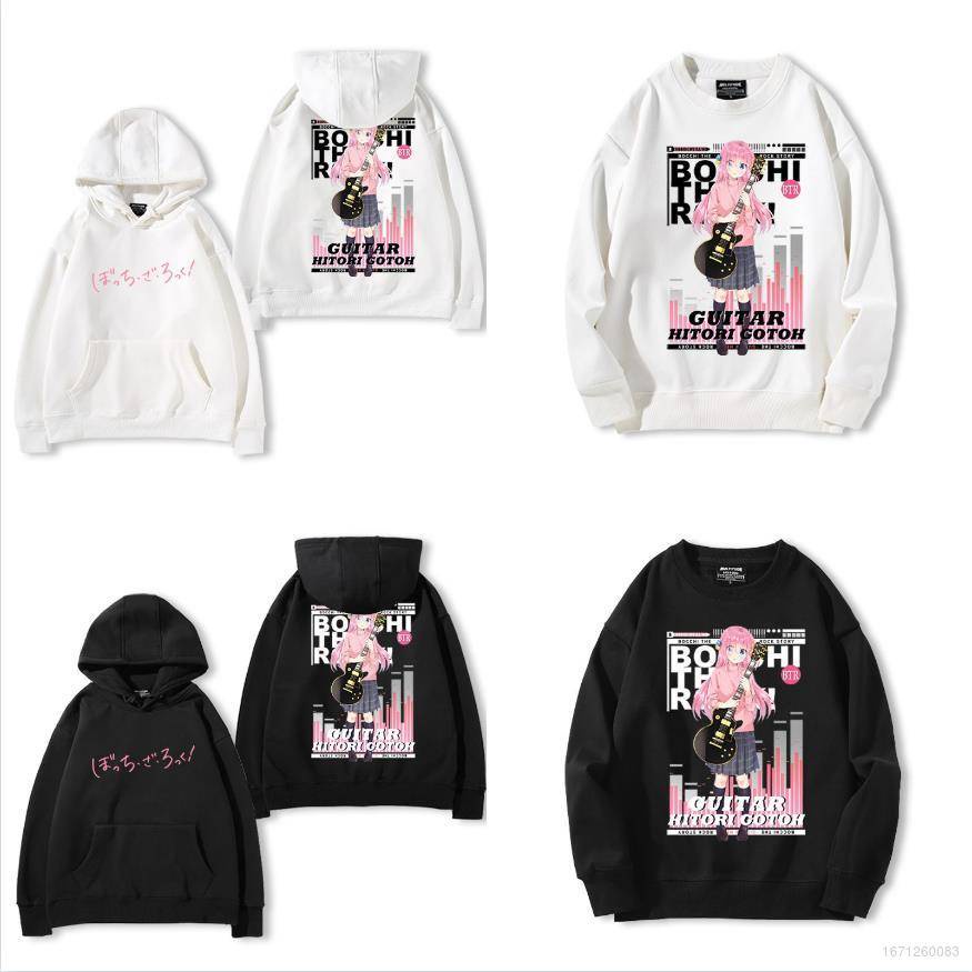 Áo Hoodie Tay Dài Cổ Tròn In Hình Anime 1ag Bocchi The Rock Plus Size Cho Nam Và Nữ
