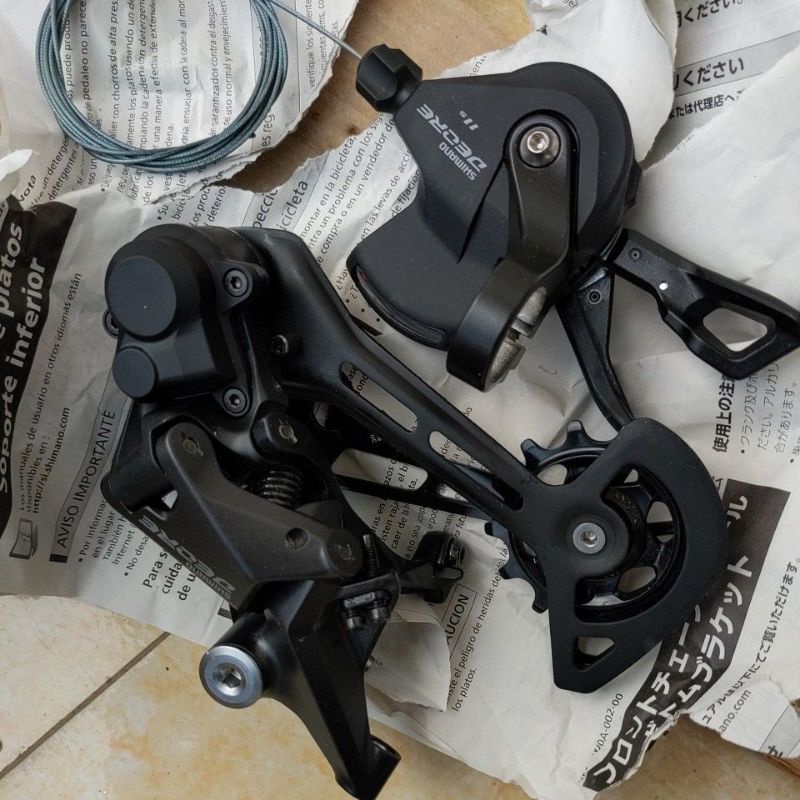 Bộ tay bấm và cùi đề shimano deore m5100 japan 11 tốc độ 51T