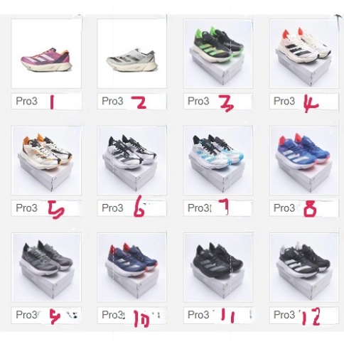 Giày Thể Thao Chạy Bộ Giảm Xóc Mới Adidaw Adizero Adios Pro3 racs neing 2022