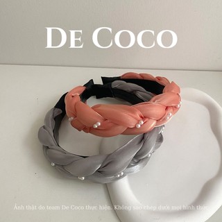 Bờm tóc nữ DECOCO ACC Nomi lụa satin đeo Tết DECOCO ACC ACCESSORIES