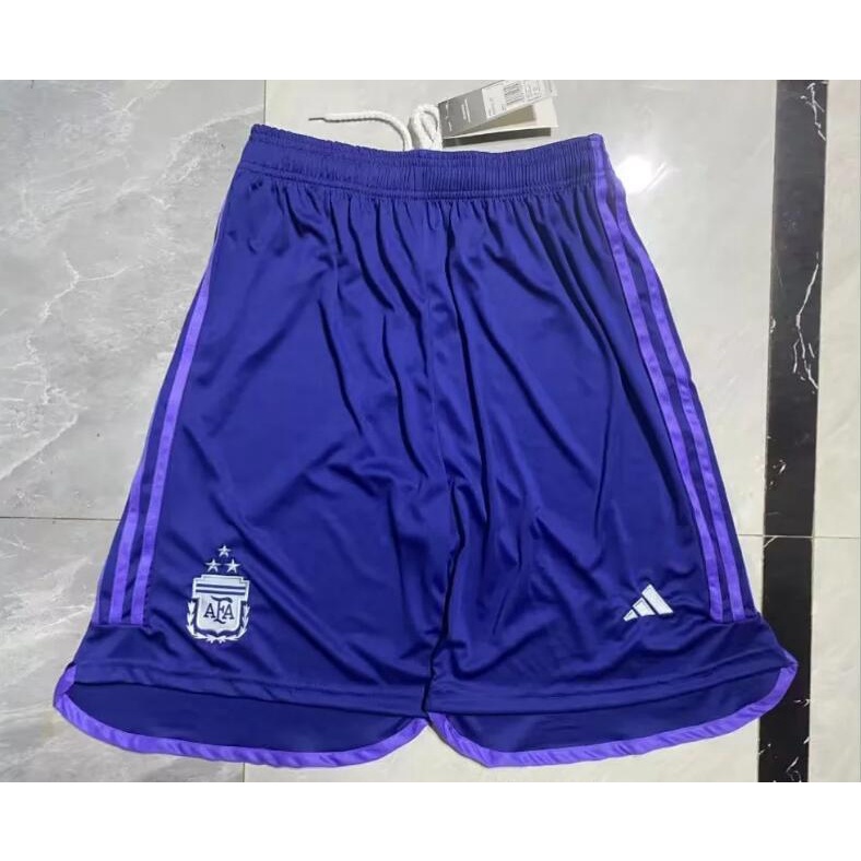 Quần Short Đá Bóng 3 Sao Đội Tuyển Argentina Mùa Giải 2022 2023
