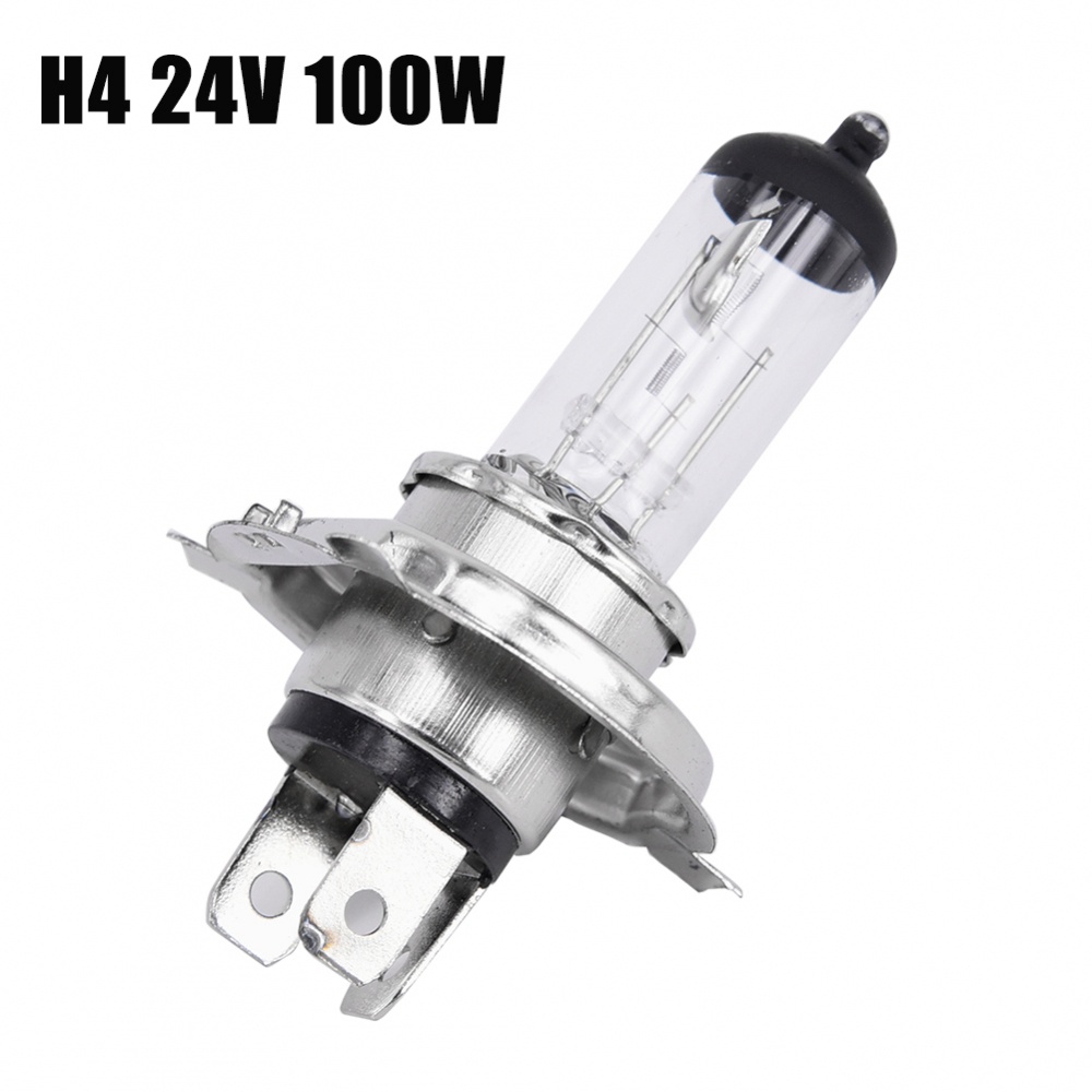 1 Đèn Pha Xe Hơi 100W 24V 3200K H4 Chất Lượng Cao