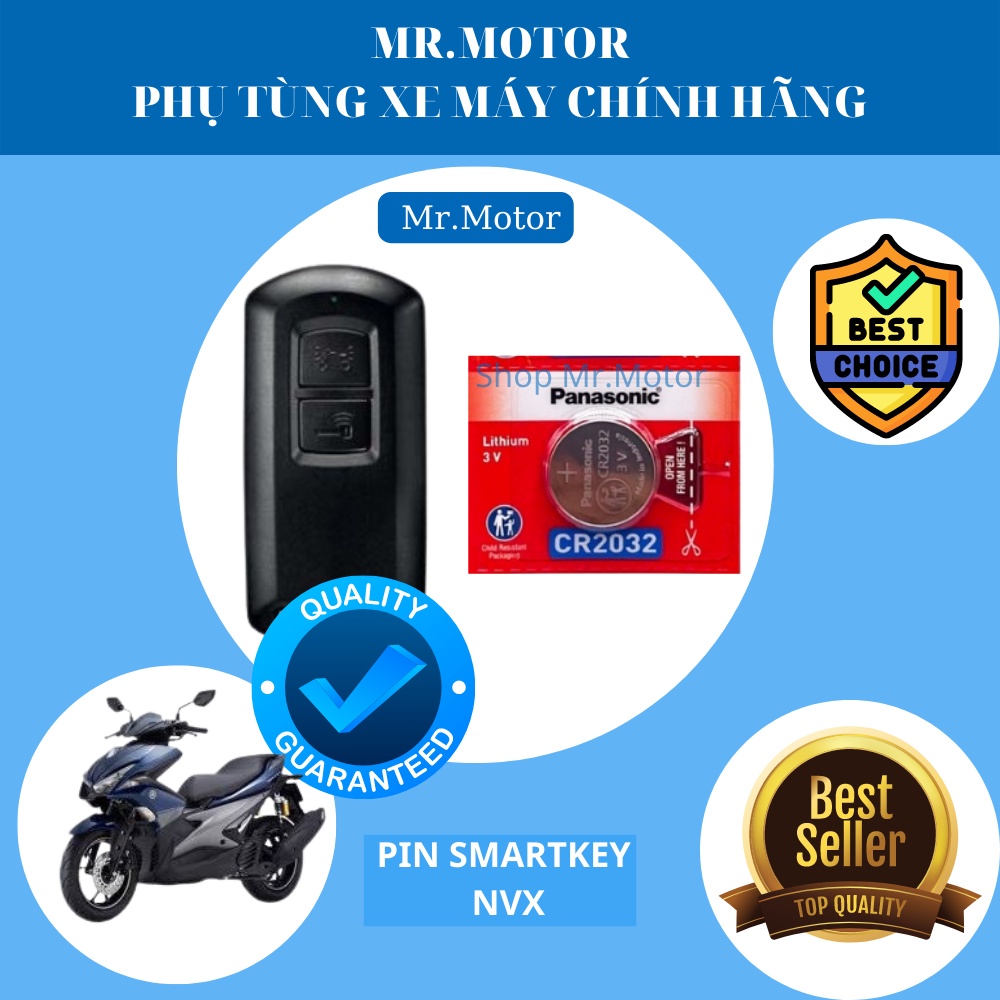 Pin chìa khóa điều khiển smartkey xe NVX chính hãng Panasonic