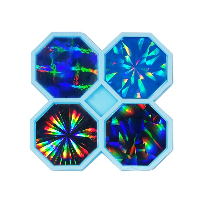 Sa Khuôn Làm Móc Khóa / Đồ Trang Sức Hình Tròn Ba Chiều DIY