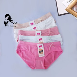 Set 5 Quần lót nữ lưng thấp, quần lót cotton kháng khuẩn đẹp sexy co dãn 4 chiều mặc thoải mái mã 2300, size 30-40kg