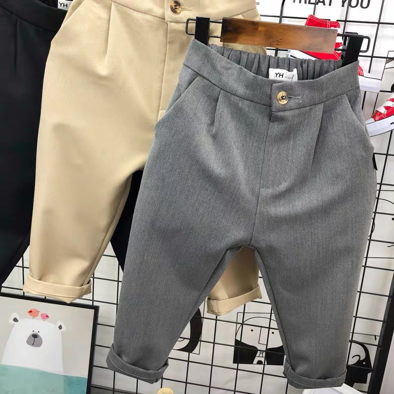 Quần Vải Quần Tây Quần Âu Cho Bé Trai Và Bé Gái Mặc Đi Chơi Đi Dạo Từ 6Kg Đến 35Kg Thời Trang Trẻ Em Heri Kids