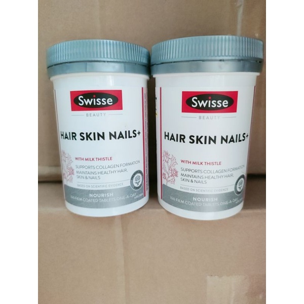 Viên uống đẹp da tóc móng của Swisse Hair Skin Nails 60v /100 viên