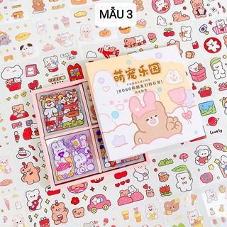 (Sỉ 380đ/tấm) Set 25 Tấm Sticker Các Loại