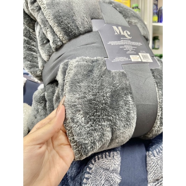 Mền Lông Cừu MC - Mon Chateau Luxury REVERSIBLE - 152cm x 177cm