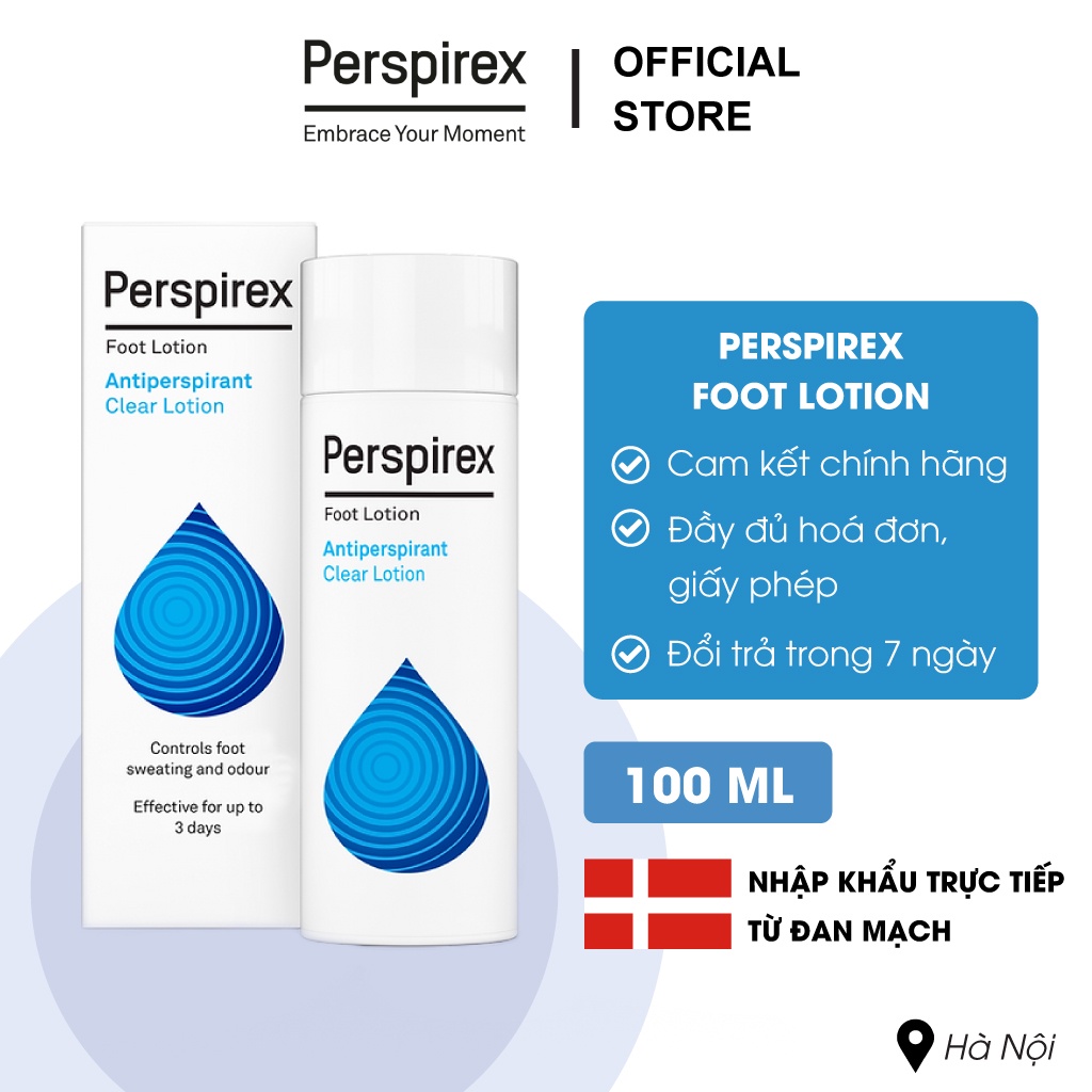 Dung Dịch Khử Mùi Tay Chân Perspirex Lotion Antiperspirant Hand and