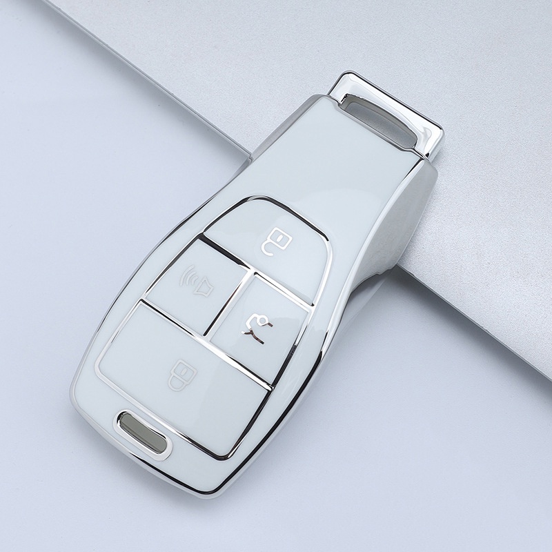 Bao Da Đựng Chìa Khóa, Ốp Bảo Vệ Chìa Khóa, Vỏ Bọc Chìa Khóa Bằng TPU Cao Cấp Cho Xe  BAIC Beijing X7, U5 Plus