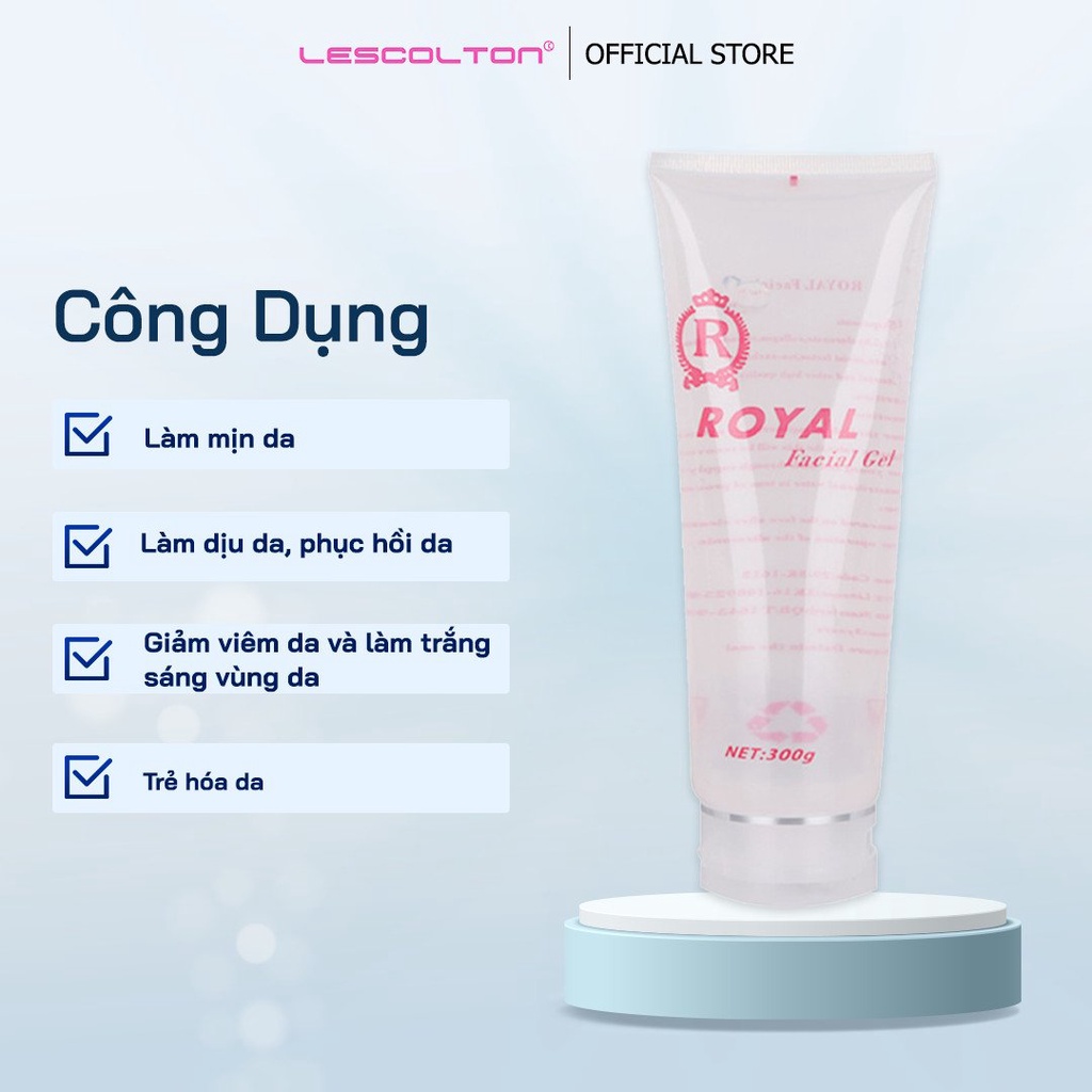 Sản phẩm dùng cho máy triệt lông lescolton cặp gel nha đam bôi trước và bôi sau khi triệt lông tăng tương tác dịu mát