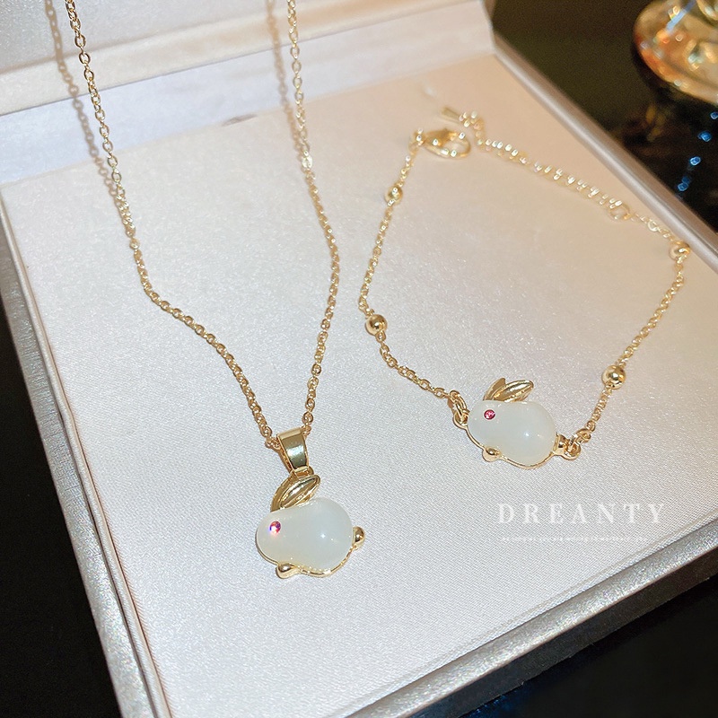 Vòng Tay Hình Thỏ Đính Đá Thời Trang Hàn Quốc Dễ Phối Đồ