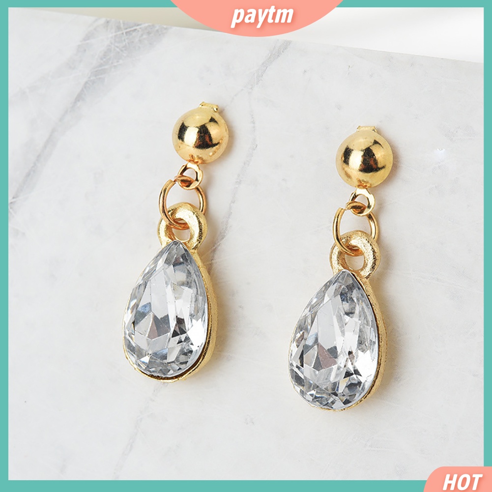 (PTM) Bộ Vòng cổ + Bông Tai Hình Số 8 Đính Đá Thời Trang Cho Nữ
