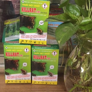Thuốc diệt chuột Killrat thế hệ mới 0.005% gói 40gr