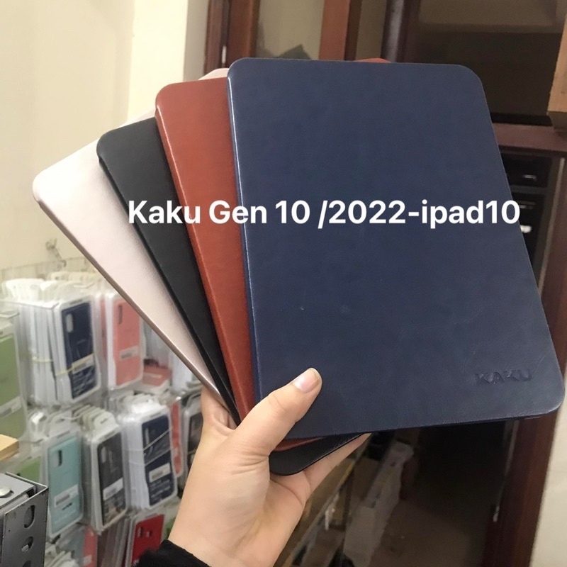 Bao da Kaku cho iPad Gen 10 10.9inch 2022 nắp gập 2 mặt siêu đẹp