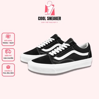 Giày thể thao sneaker vans vault old skool nam nữ - giày vans vault đen hàng 11 cao cấp full bill box