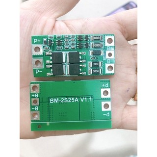 Mạch 2s cân bằng 25a ,cân bằng và bảo vệ cell lion