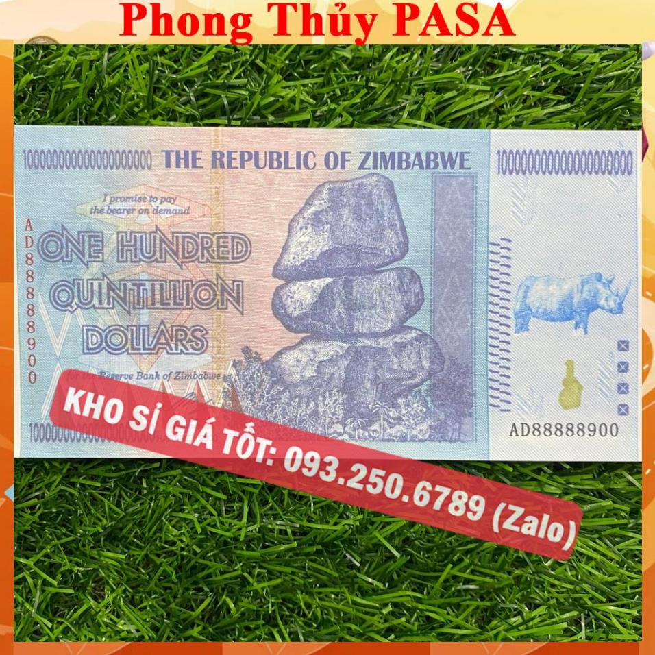 BÁN CHẠY Cực độc Tờ 100 TRIỆU Tỷ Zimbabwe lưu niệm lì xì Tết , tặng kèm bao lì xì