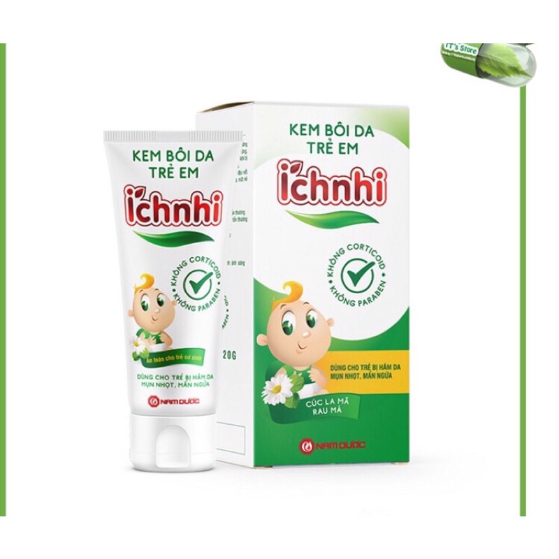 Kem bôi da ích nhi- hết hăm da- giảm mẫn ngứa