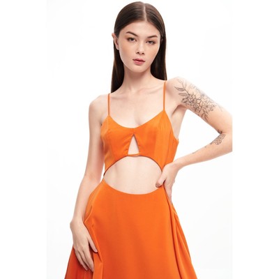 làminapprel - SILK MIDDLE CUTOUT MINI DRESS
