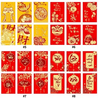 Combo Tệp 6 bao Lì Xì Tết