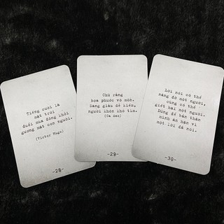 Bộ Bài Nhắc Nhở Haletu Blue (Life) (Guu Tarot Shop)