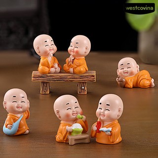 [WEST]⚘Tượng Chú Tiểu Trang Trí Thủ Công