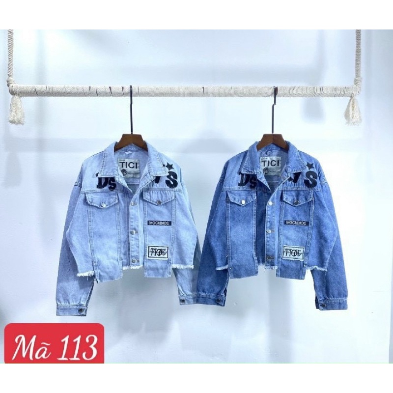 Áo Khoát Jean Cao Cấp , Chất Dày Dặn, Form chuẩn , , DV04