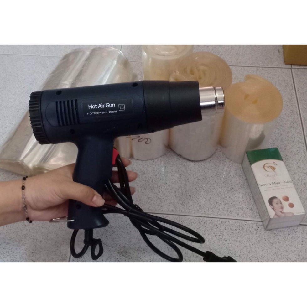 Máy khò nhiệt, thổi hơi nóng mini cầm tay HOT AIR GUN 2000w