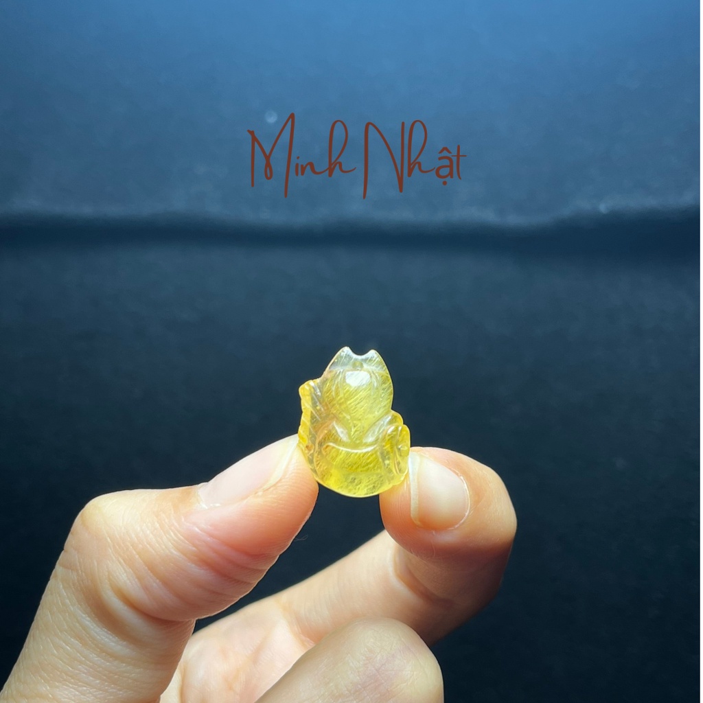 Hồ ly tóc vàng thiên nhiên size cổ nhỏ