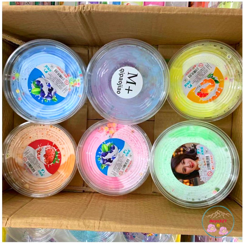 Slime Grape butter cream- Kem bơ nho - Butter slime dâu cam việt quất