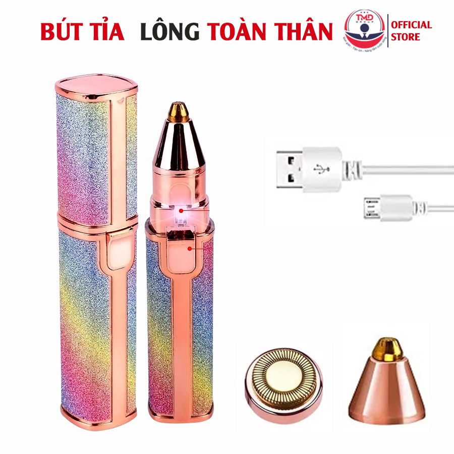 Bút tỉa lông toàn thân TMD GROUP cao cấp - Phụ kiện tỉa lông sang trọng trên cơ thể, An toàn, không đau rát  / Sạc điện