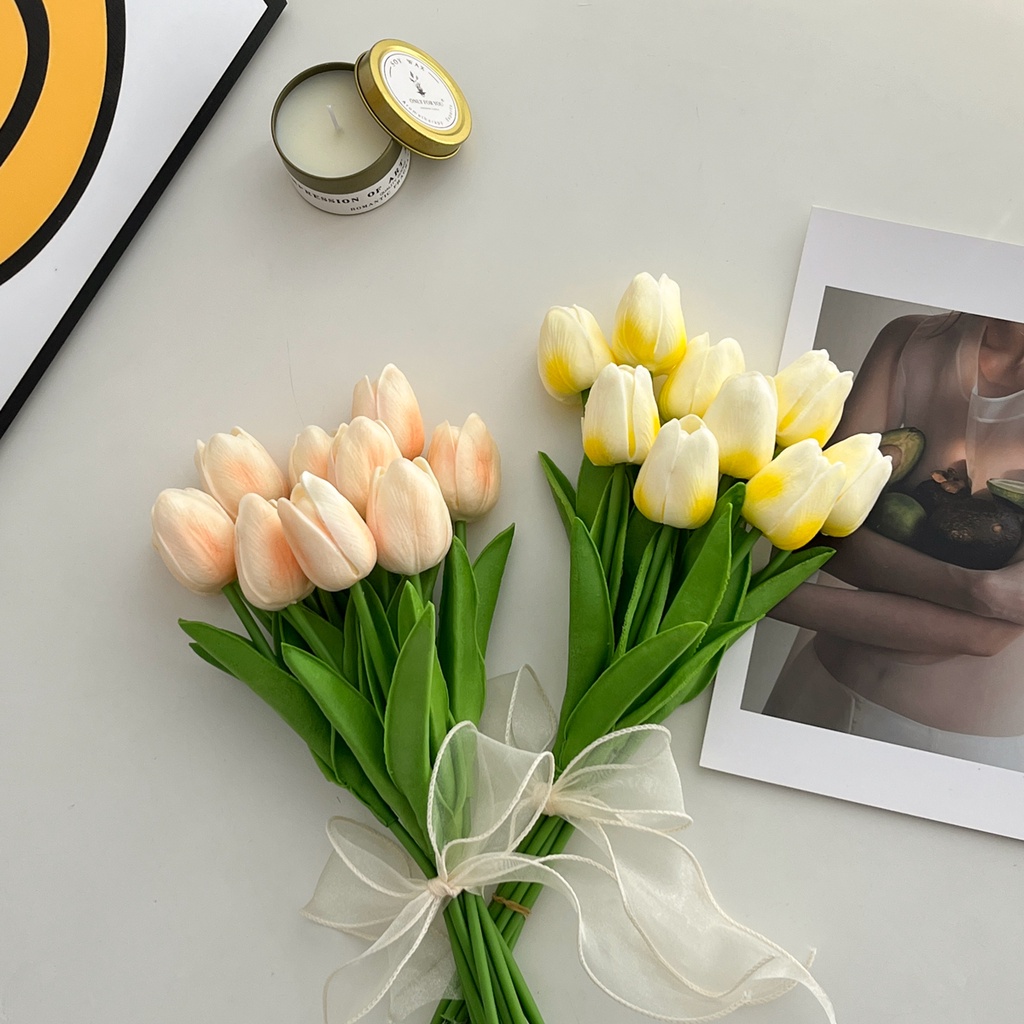 Cuộn Dây Ruy Băng Tự Làm Bó Hoa Thủ Công Xinh Xắn