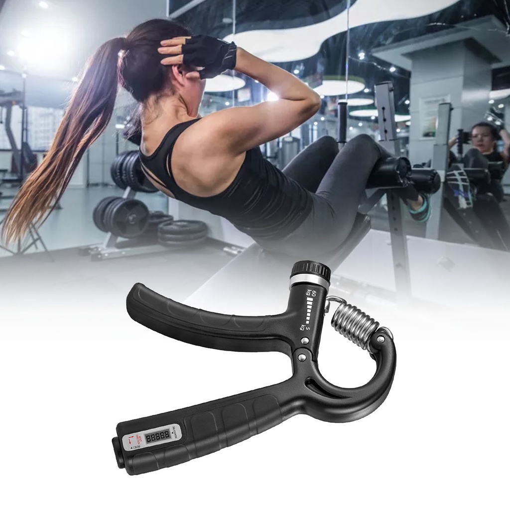 LYTFitness Máy tập luyện sức mạnh tay cầm có thể điều chỉnh để rèn cho cổ và huấn cánh màu đen