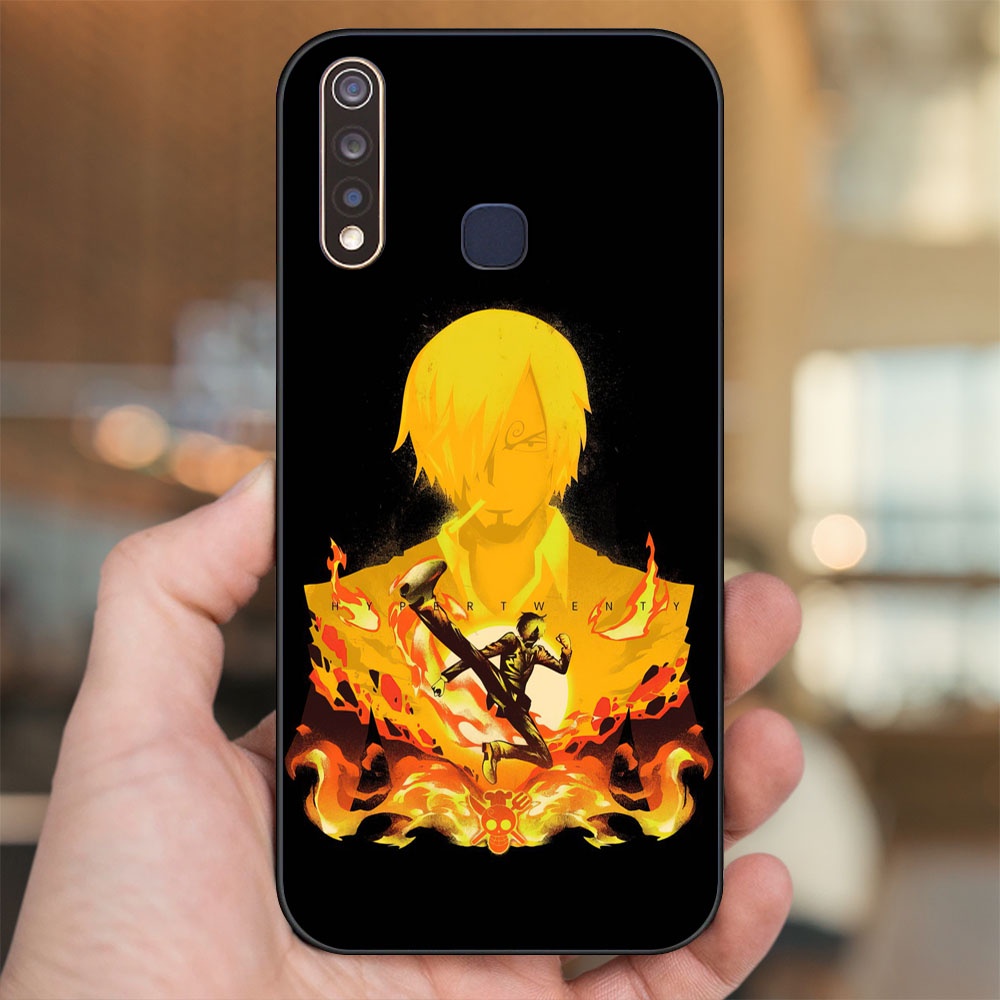 Ốp lưng Vivo Y19 viền đen in hình Sanji One Piece Đảo Hải Tặc