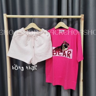 SET ÁO THUN QUẦN SHORT SIÊU CUTE