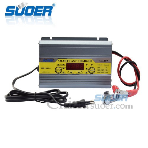 Bộ sạc bình ắc quy thông minh 12V-30A có màn hình hiển thị từ 2Ah đến 200Ah SUOER - MH-1230A SUOER