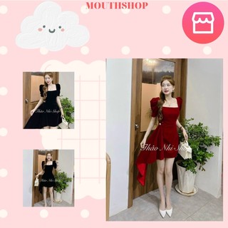 Đầm dự tiệc 2 màu sang chảnh freesize dưới 55kg