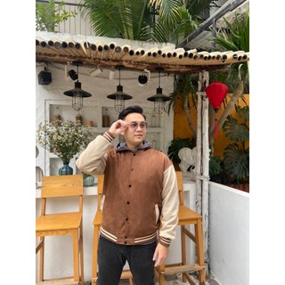 Áo Khoác Bomber Varsity ANDY DENIM Jacket
