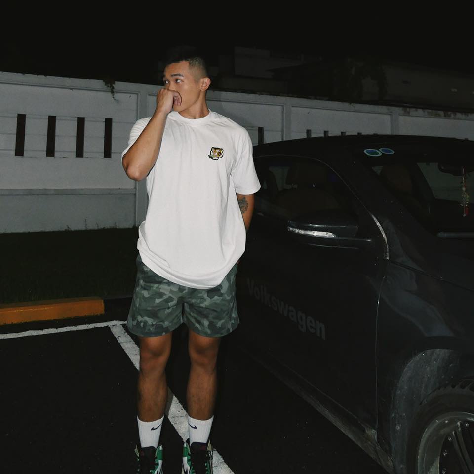 Áo Thun Amand Unisex Tiger Patch T-Shirt - white