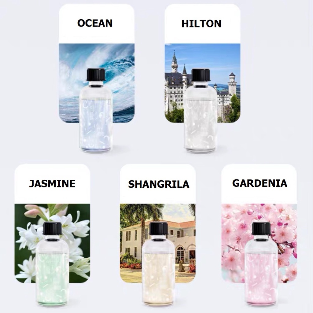 Máy xông tinh dầu tự động, sạc USB, Pin 1500mah,khuếch tán hương thơm, sạc 2 tiếng, 5 mùi hương đặc biệt