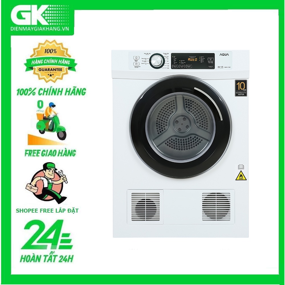 AQH-V700FW MIỄN PHÍ CÔNG LẮP ĐẶT Máy sấy Aqua 7 KG AQH-V700FW