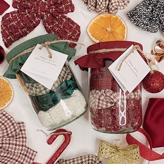 Lọ 5 Scrunchies nhiều màu The little Bownie