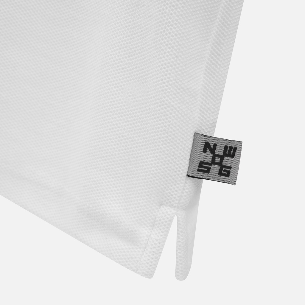 Áo Polo NEEDS OF WISDOM HG Polo Shirts - White - Local Brand Chính Hãng