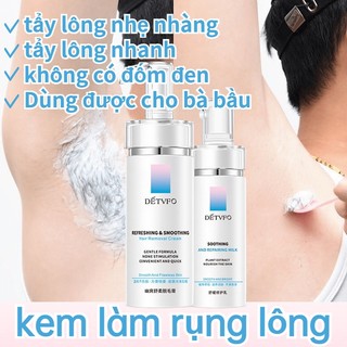 Kem tẩy lông Kem tẩy lông vùng kín Triệt Lông Nách Tẩy lông nhẹ nhàng An toàn và hiệu quả Dùng được cho bà bầu