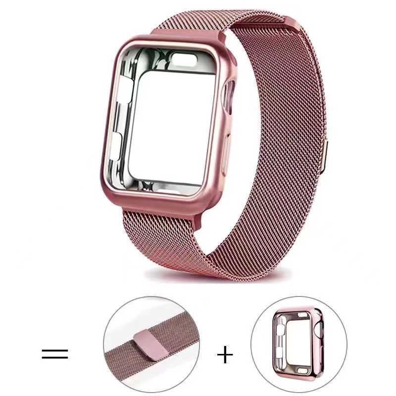 Dây Đeo Milan Đồng Hồ Thông Minh Cho Apple Watch 8 / 7 / 6 / Se / 5 / 4 41mm 45mm 44mm 40mm