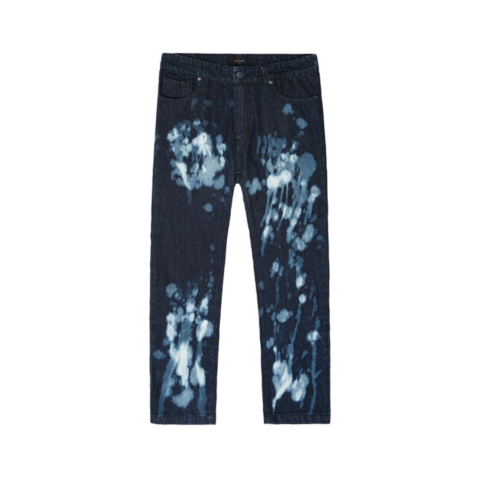Quần Jean Amand Blue Bleached Jeans