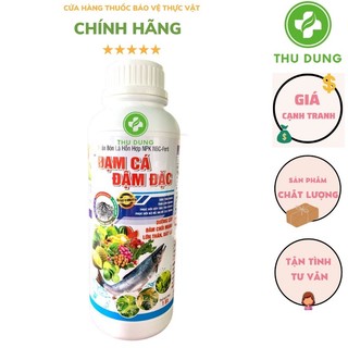 Đạm cá 1l đậm đặc 34.5% axit amin 16.6% dưỡng cây đâm chồi, ra rễ, dầy lá, đậu trái, lớn trái